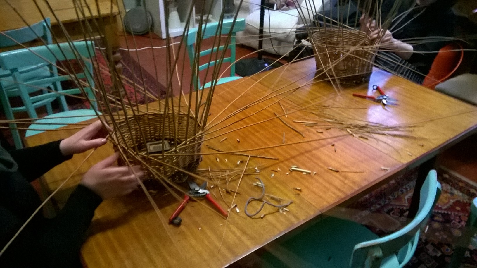 Basket Making; fellow basketmakers
