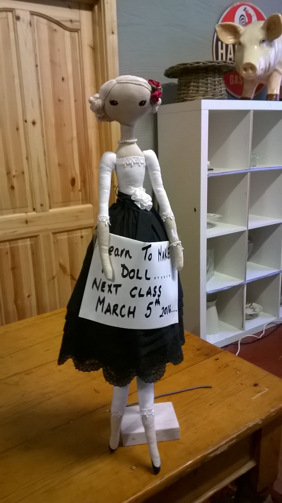 Tinahely Farm; doll making
