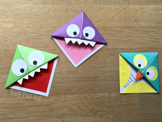 Monster Corner Bookmarks