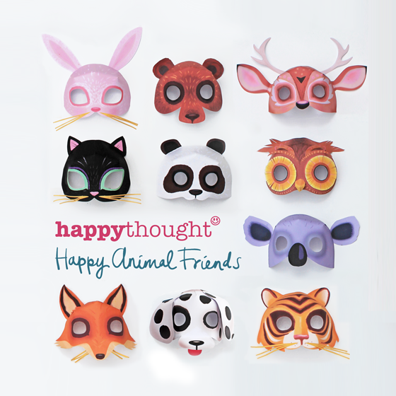animal paper masks for kids