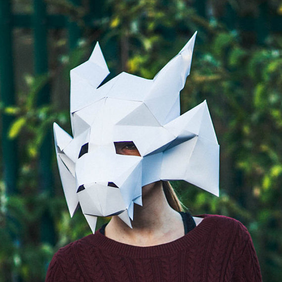 dragon paper mask