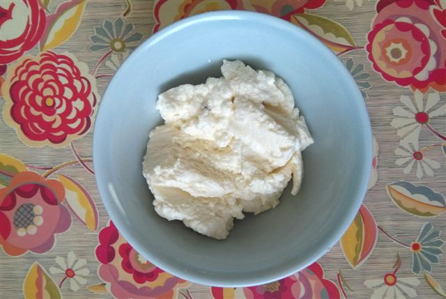 homemade ricotta