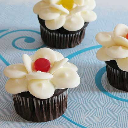 flower cupcake