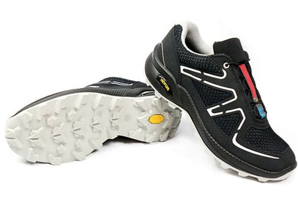 pair of black runners