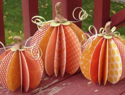 3D Paper Pumpkins