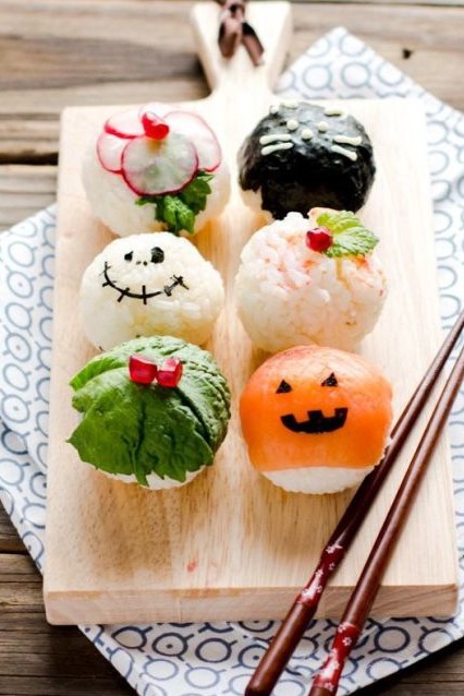 Halloween Sushi Balls