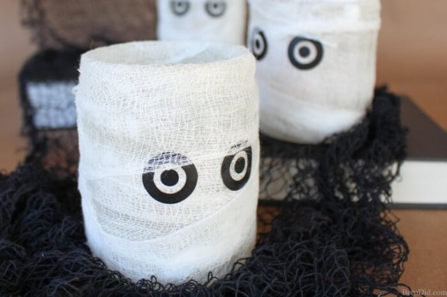 Upcycled Mummy Luminary