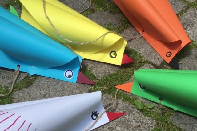 colourful paper kites
