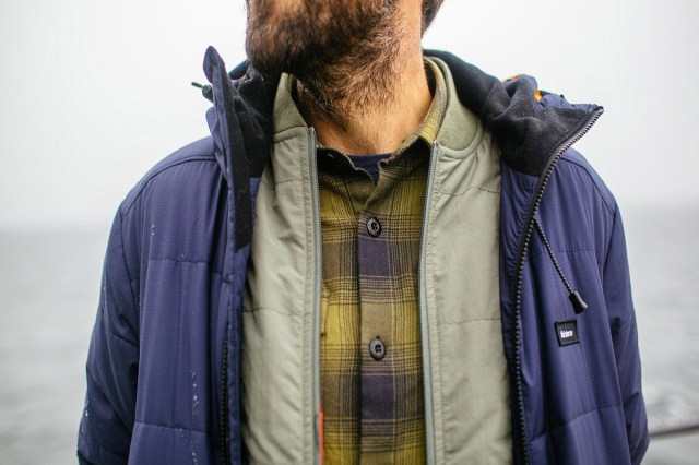 Plaid Shirt and Jacket worn by bearded man