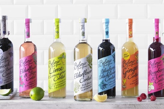 Row of Belvoir Cordials