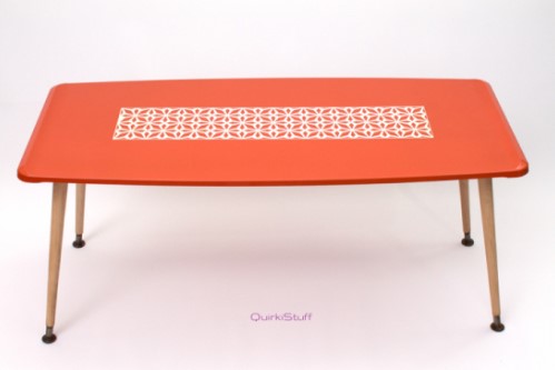 orange coffee table
