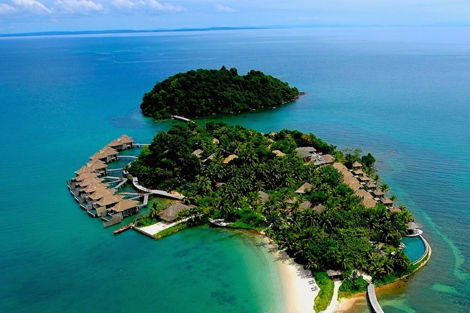 tropical island resort