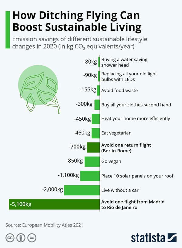 how bad is flying for the planet