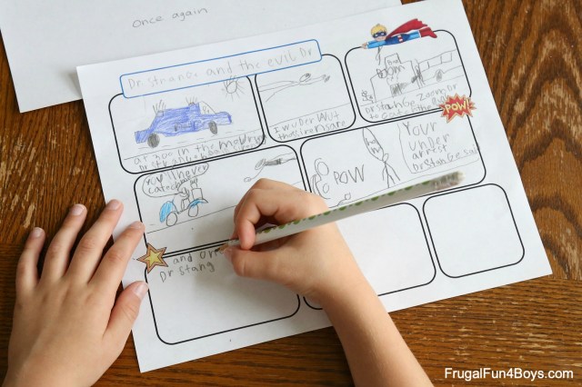 Printable Comic Strip Templates