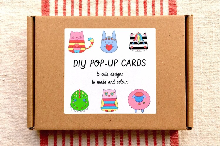 DIY pop-up card kit by Love Ink Paper Sissors