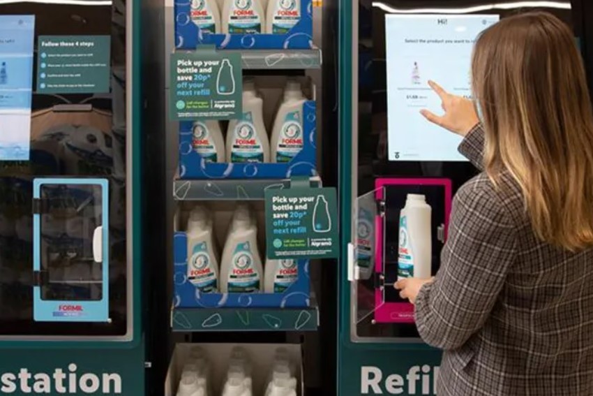Laundry Refill Point in Lidl