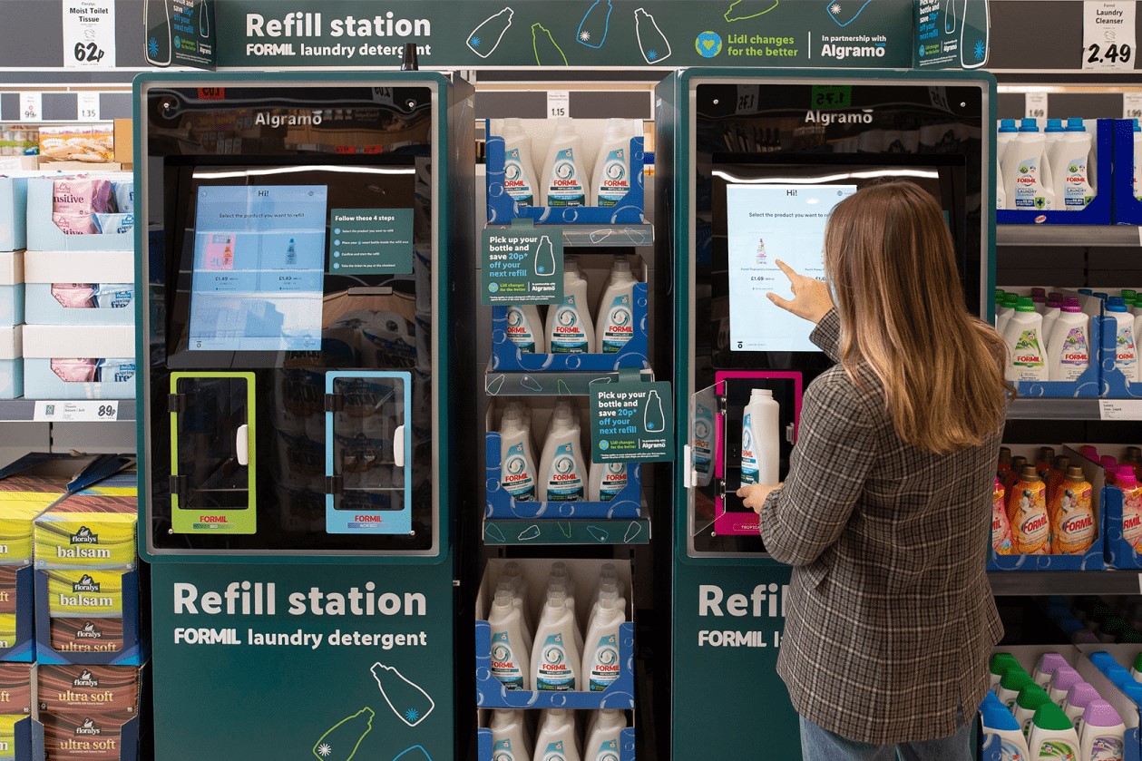 Laundry Refill Point in Lidl